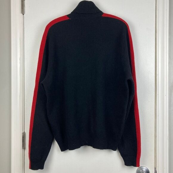 Vintage RARE Polo Ralph Lauren Turtleneck Sweater 100% Lambswool Suicide Skier - Picture 5 of 13